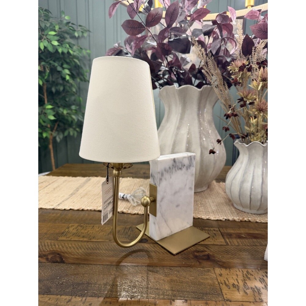 Marble Book Shelf Lamp - Hearth & Hand with Magnolia VIRAL RARE